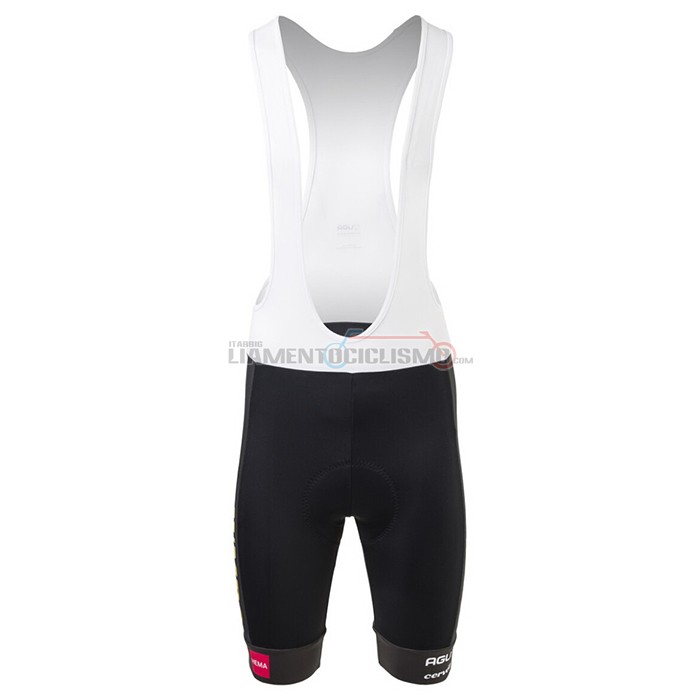 Abbigliamento Ciclismo Jumbo Visma Manica Corta 2021 Giallo